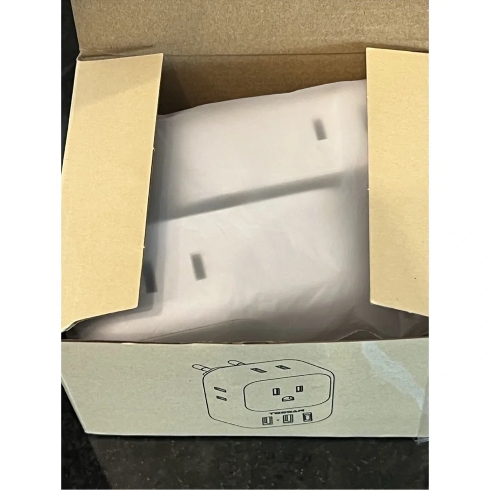 2 Pack European Travel Plug Adapter USB C, TESSAN US to Europe Plug Adapters